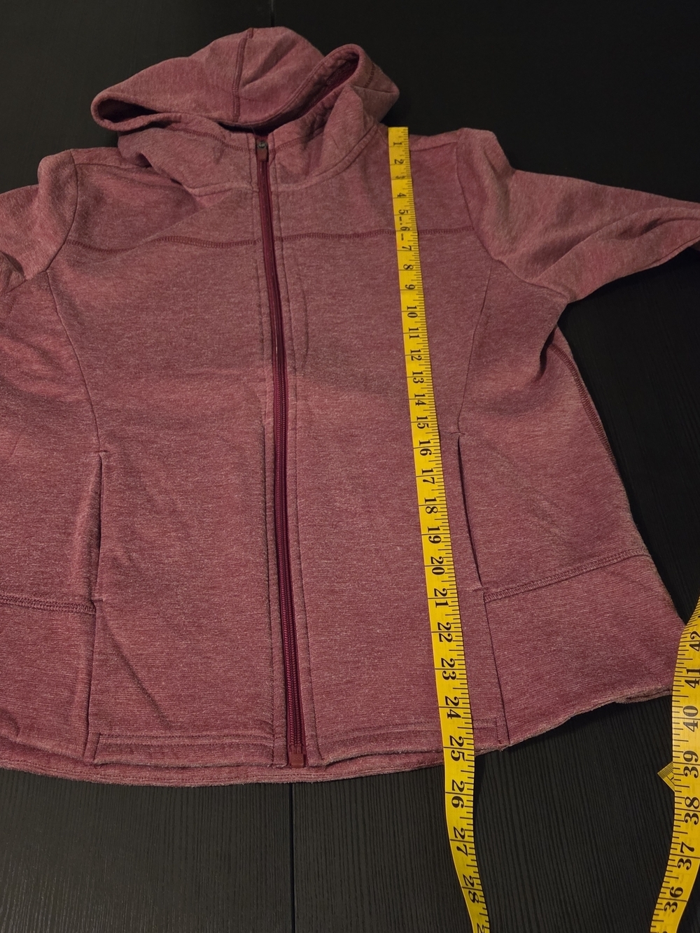Danskins Women’s Zip-Up Hooded Jacket in Light Red Size Large - Picture 5 of 7